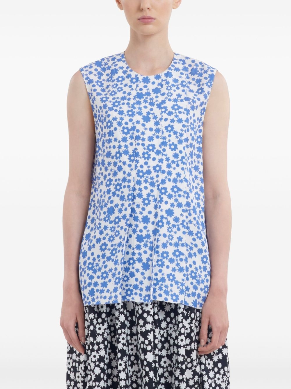 floral-print top - 3