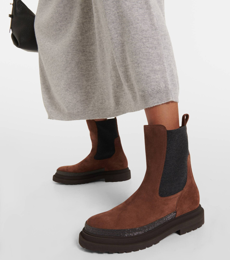 Monili suede Chelsea boots 4
