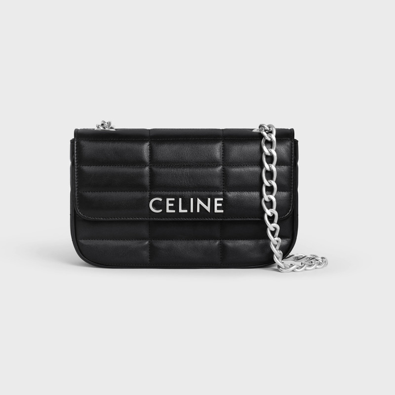 CHAIN SHOULDER BAG MATELASSE MONOCHROME CELINE in Quilted Goatskin 1