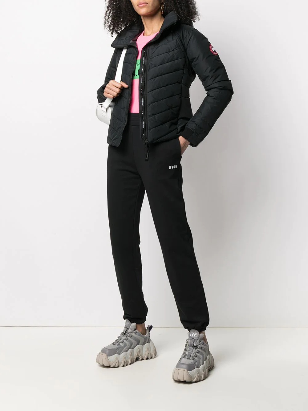 logo print track pants - 2