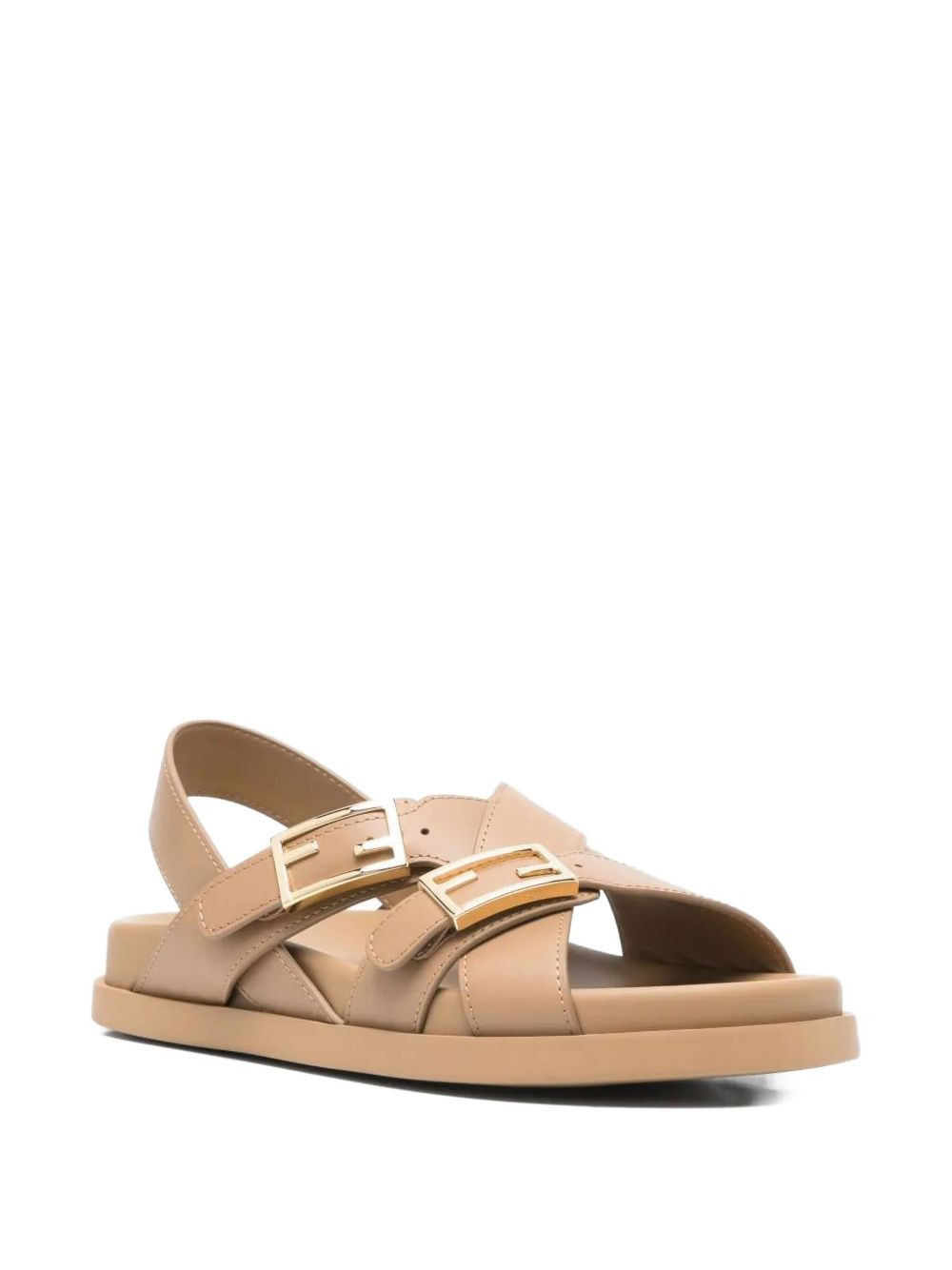 Feel buckle-strap leather sandals - 2