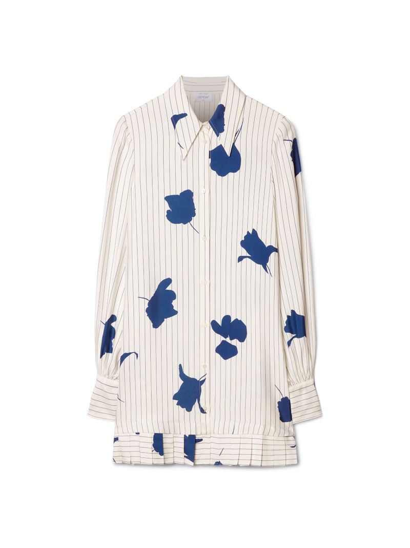 Stripe Flwr Vi Pleat Dress 1