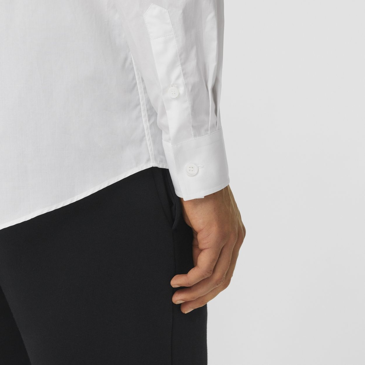 Logo Tape Cotton Shirt - 5