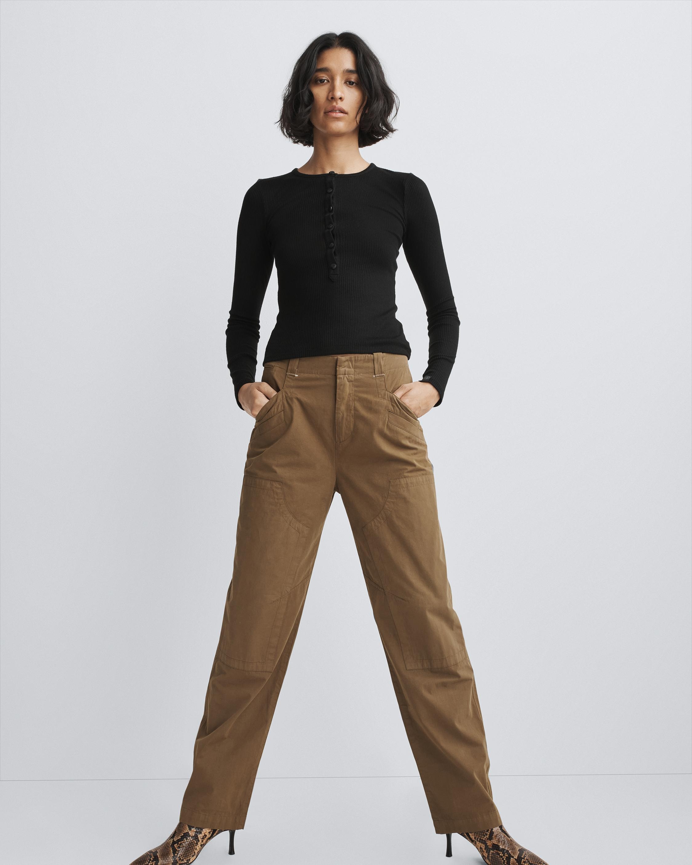 Malia Italian Cotton Cargo Pant
Relaxed Fit Pant - 2