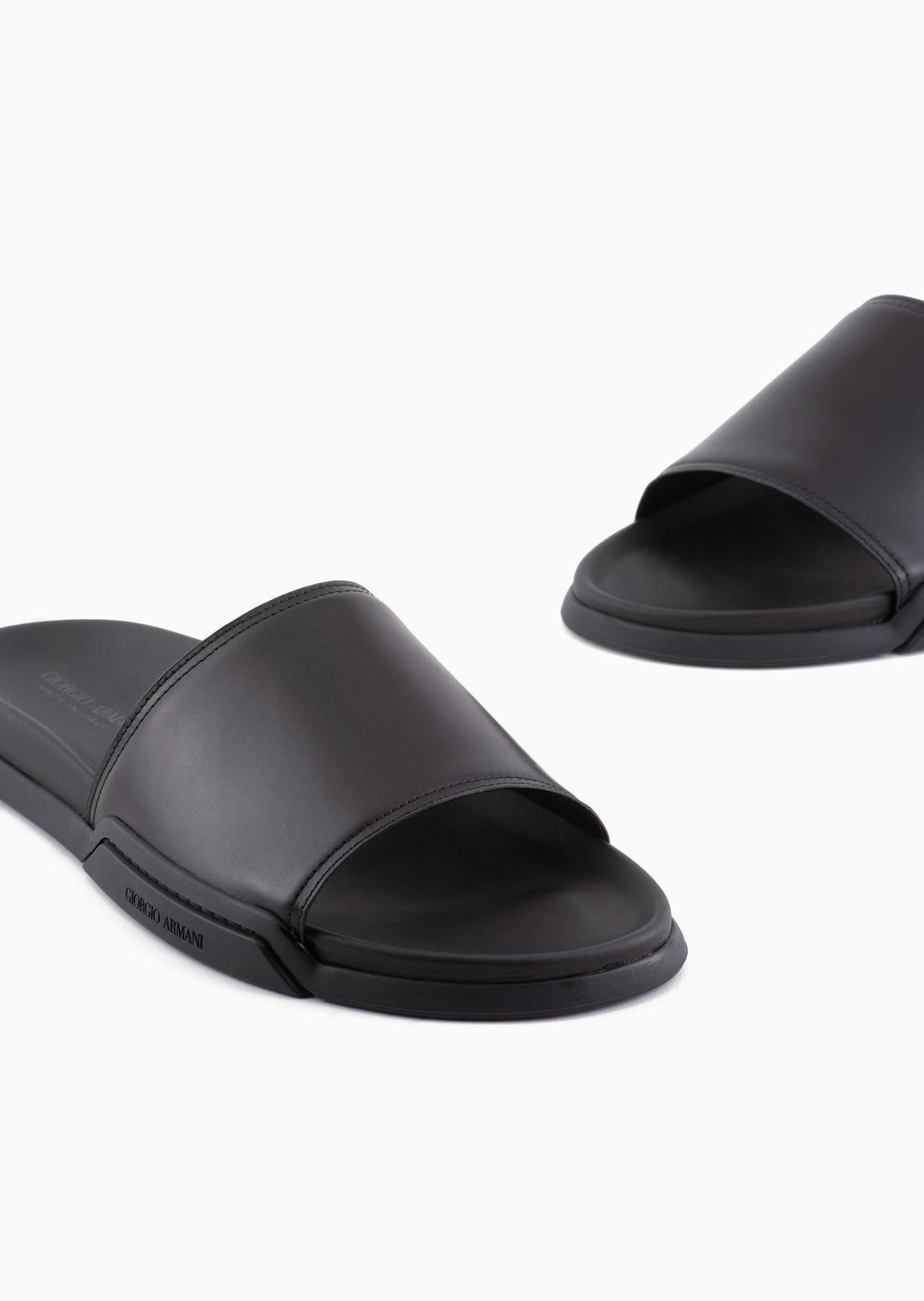 Leather strap sandals - 5