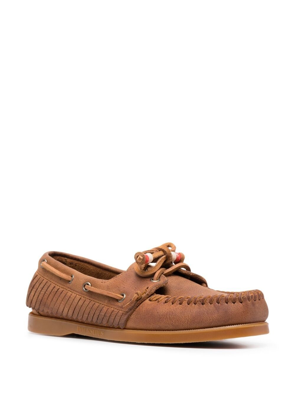 fringed beaded boat shoes - 2