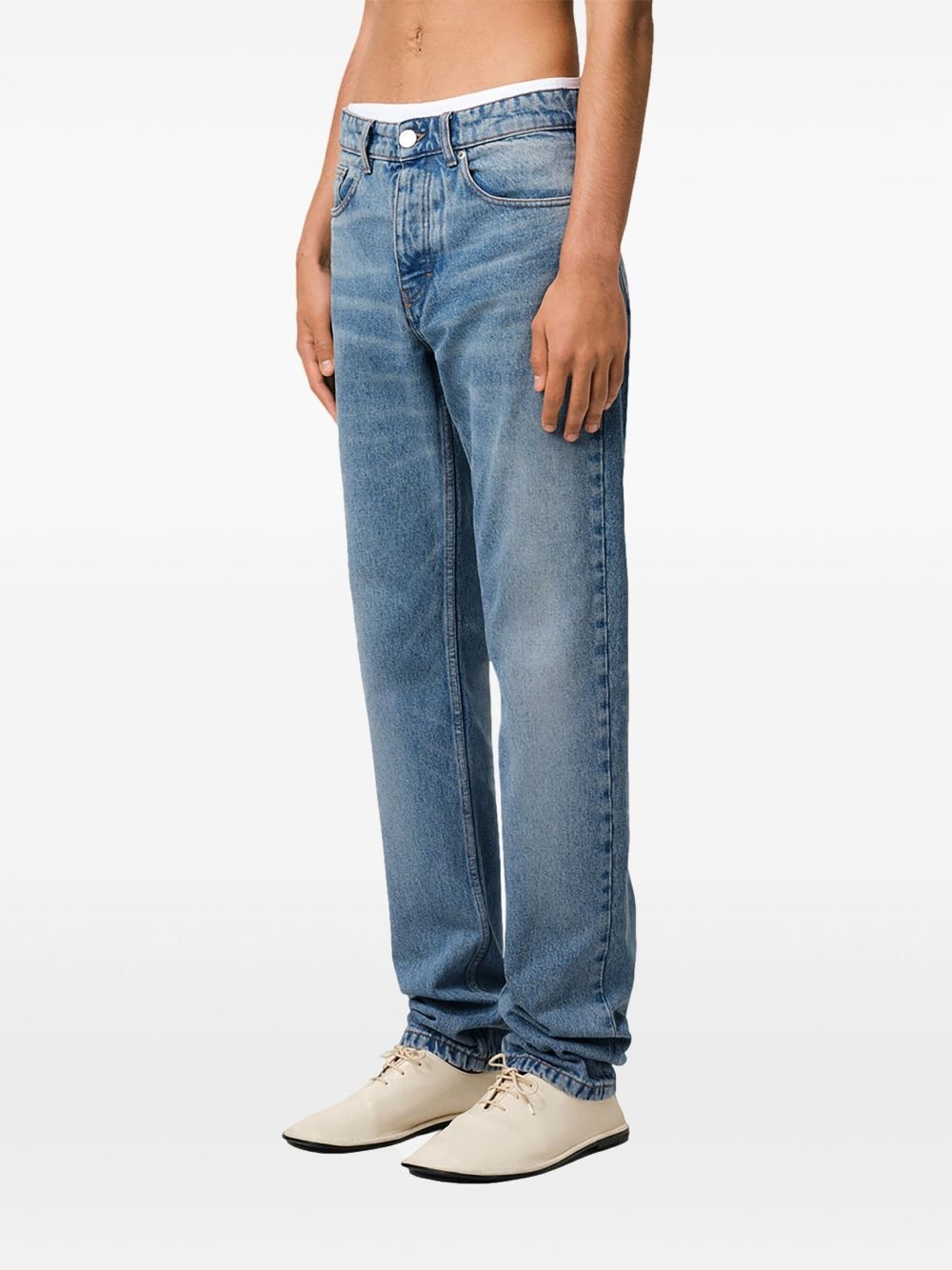 Ami Paris Men Classic Fit Denim Jeans - 4