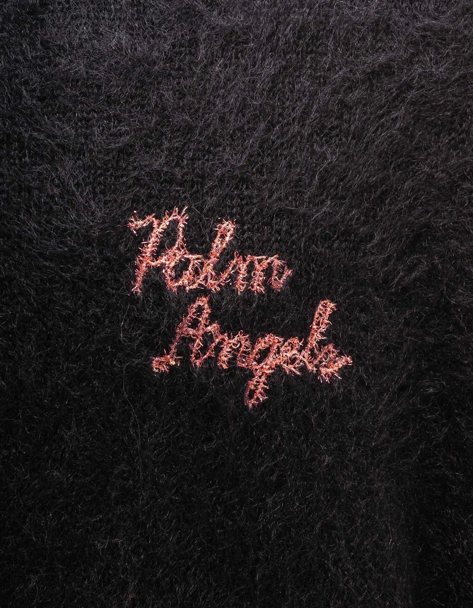 Palm Angels Black Sprayed Palm Intarsia Sweater - 3