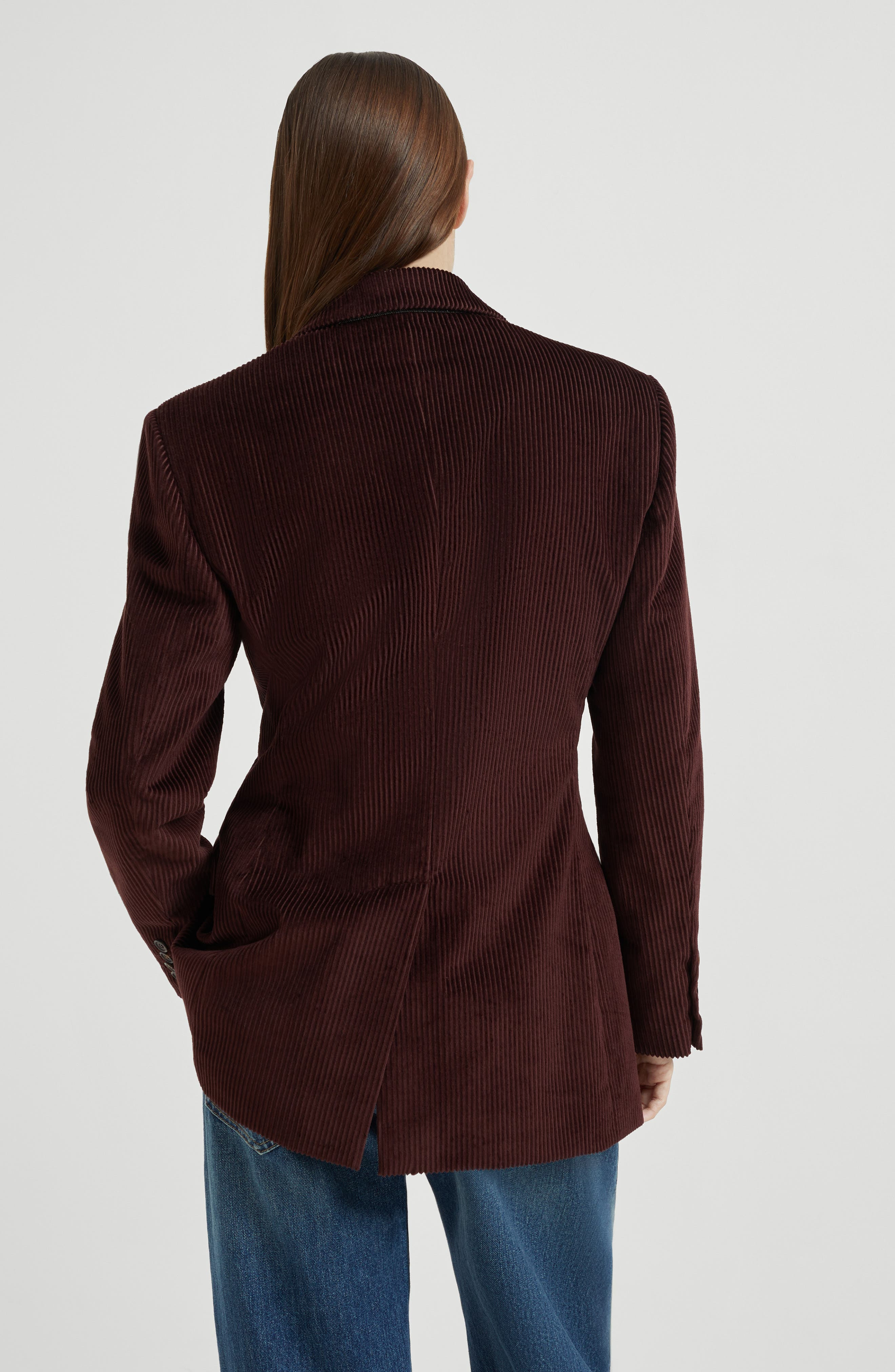 Brunello Cucinelli Corduroy blazer in Burgundy at Nordstrom - 3
