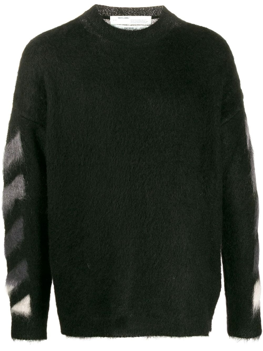 Diagonal Arrows knitted jumper - 1