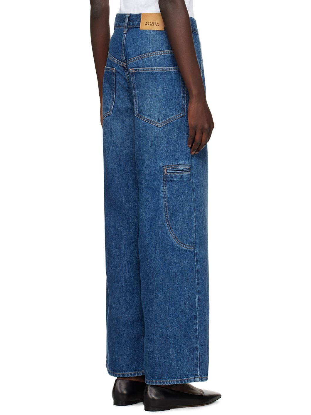 Isabel Marant Étoile Blue Solene Jeans | REVERSIBLE