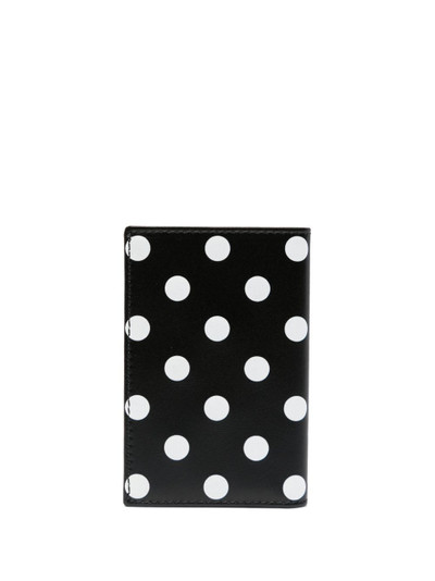 Comme Des Garçons polka-dot bi-fold wallet outlook