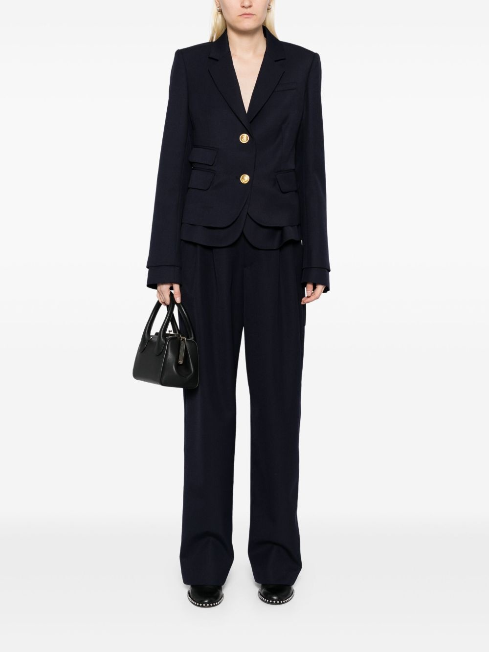 layered blazer - 2