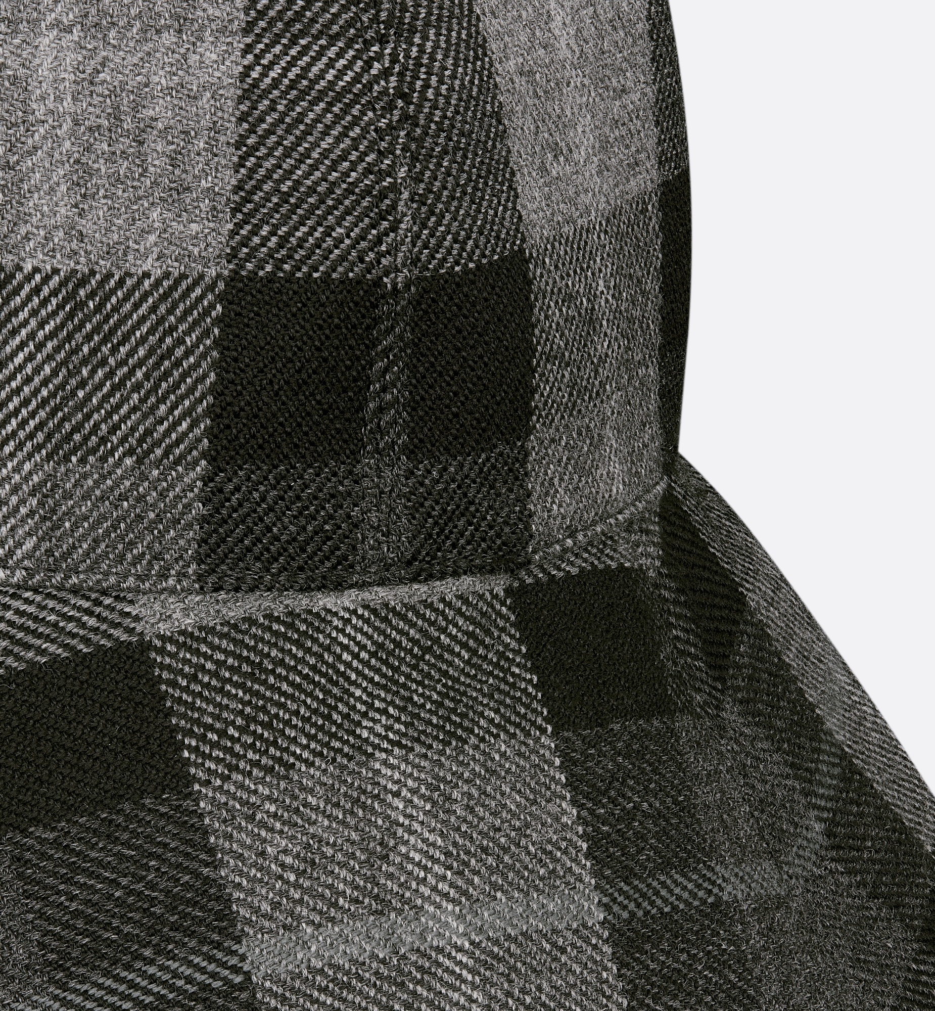 D-Tulipe Check'n'Dior Large-Brim Reversible Cloche - 6
