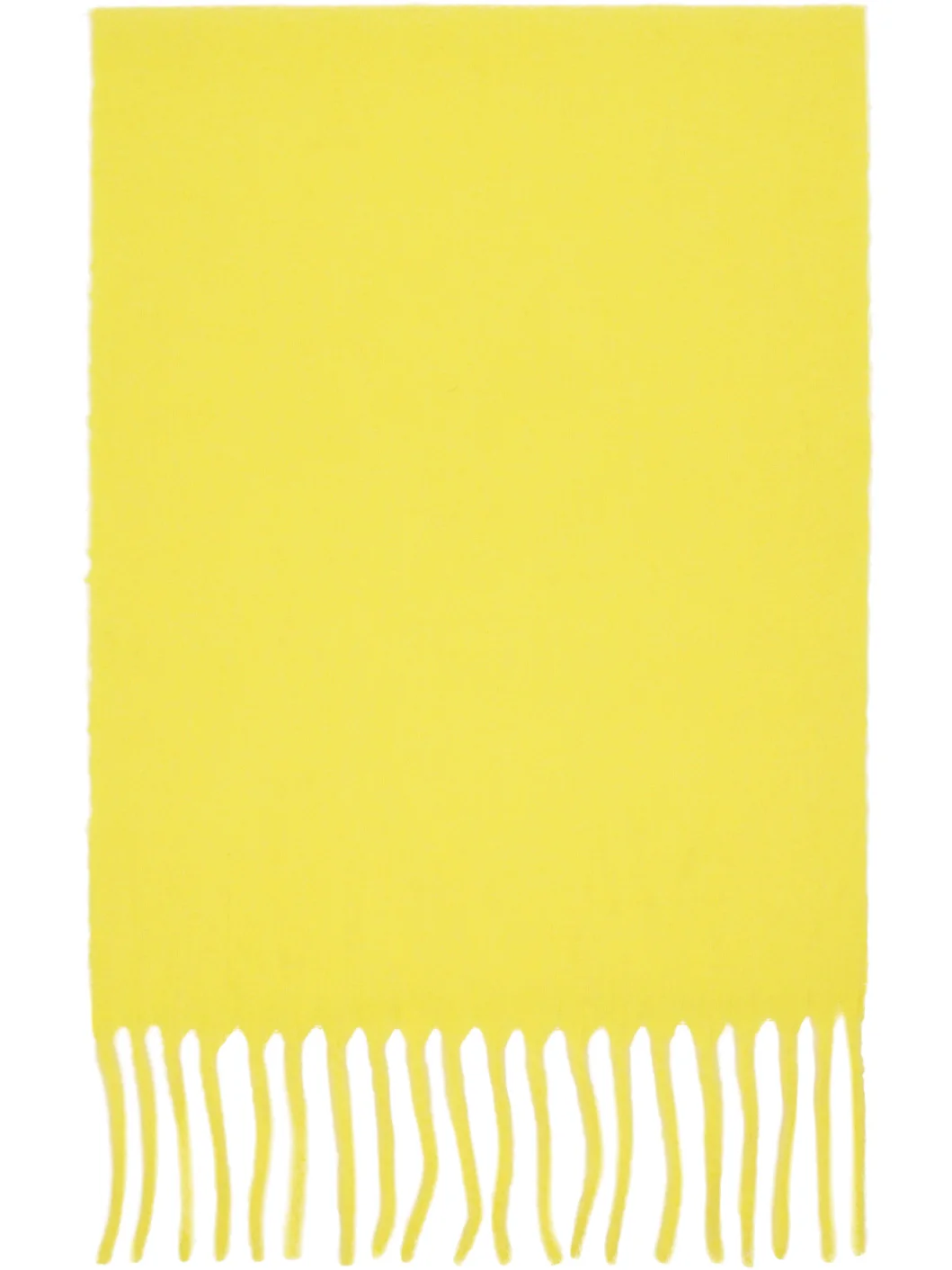 Yellow Baby Alpaca Stole Scarf - 1