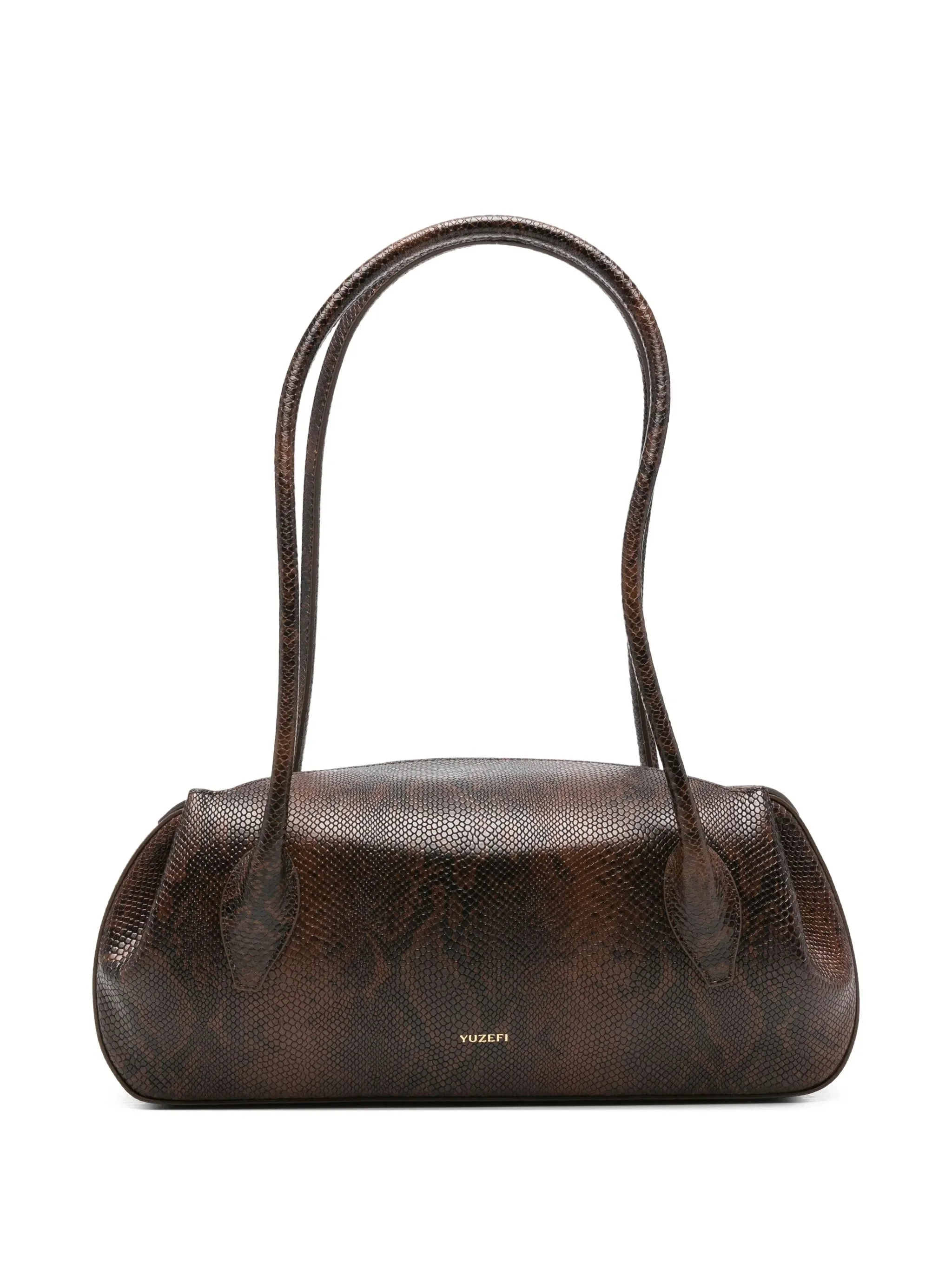 Yuzefi Debossed-snakeskin Shoulder Bag - 1