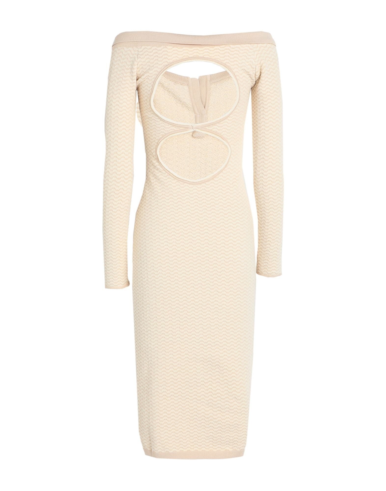 Beige Women's Midi Dress - 2