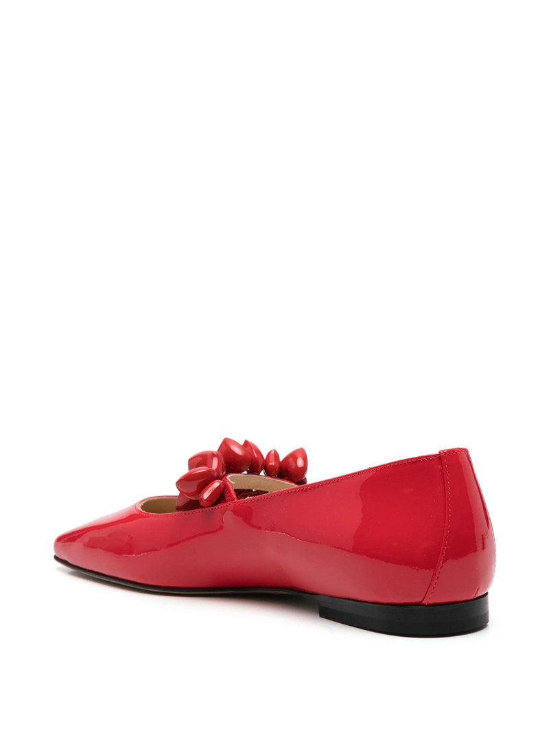 MACH & MACH Puffy Heart Ballet Flats outlook