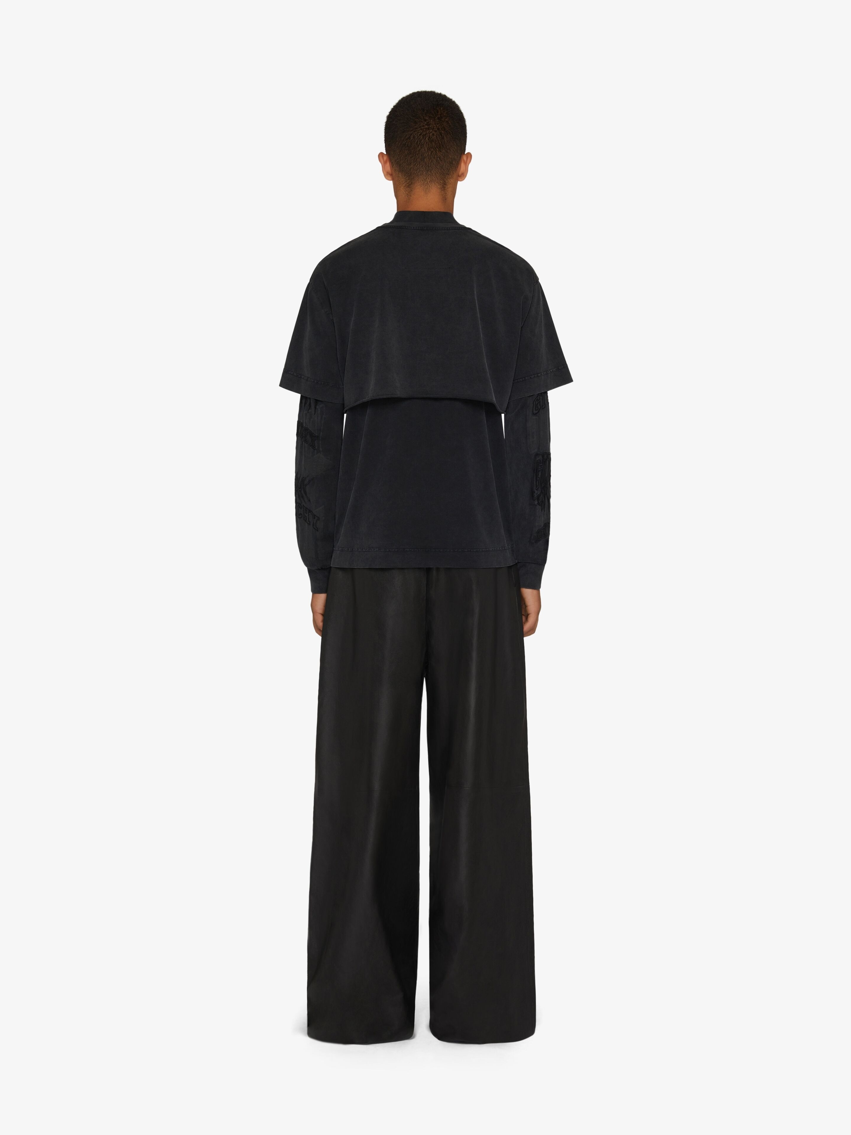 OVERSIZED PANTS IN LEATHER - 4