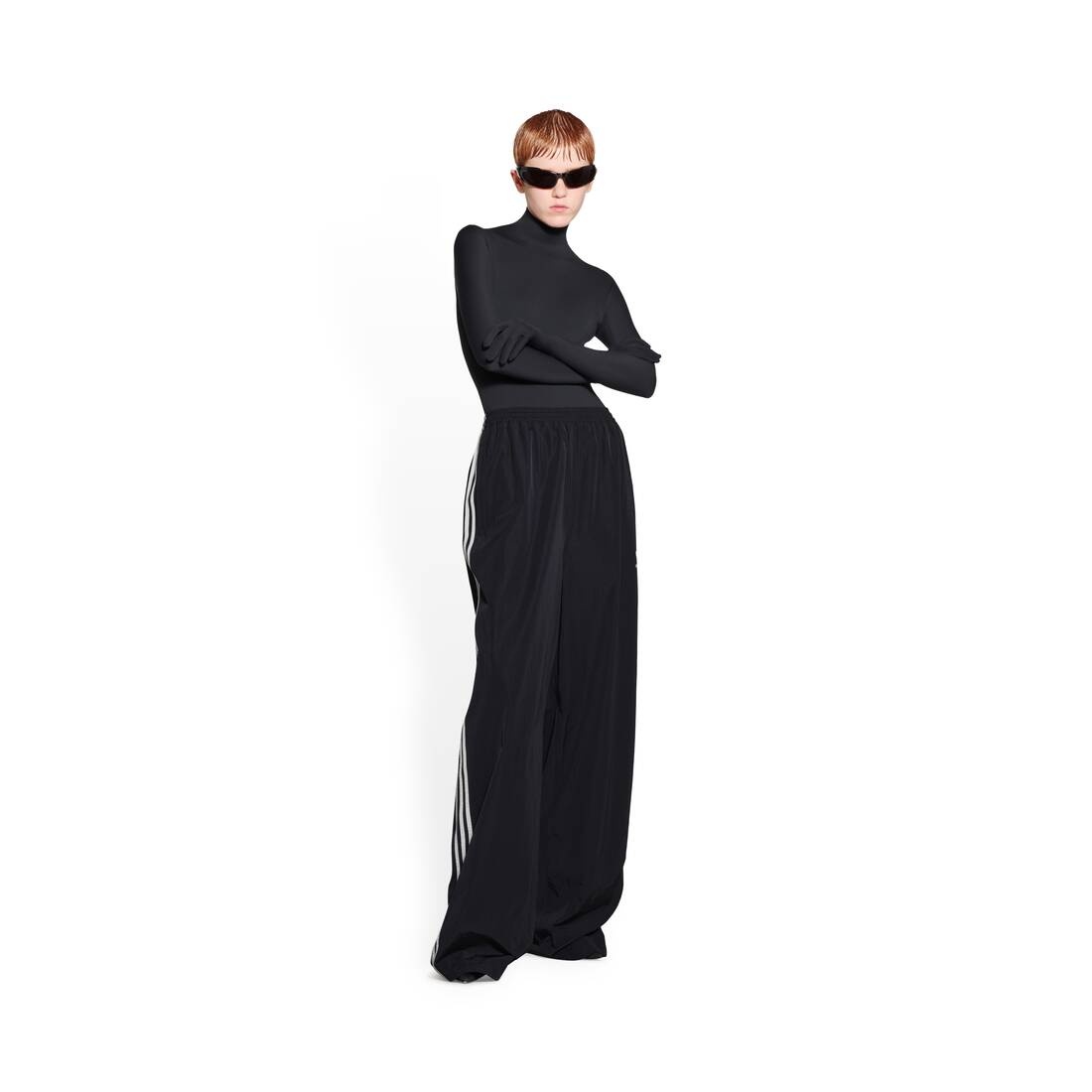 Women's Balenciaga / Adidas Tracksuit Pants in Black - 2