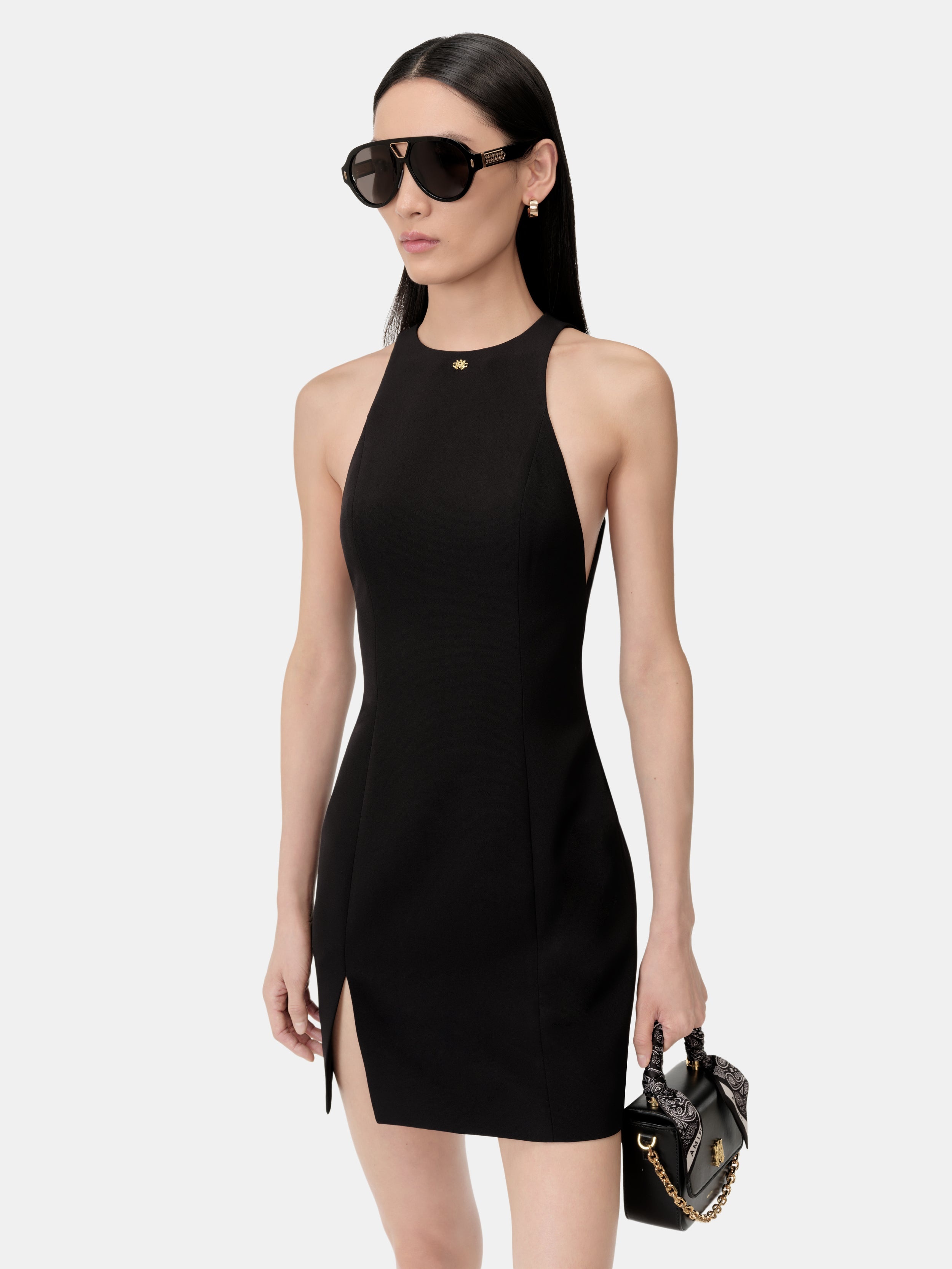 WOMEN'S SLIT MINI DRESS - 5