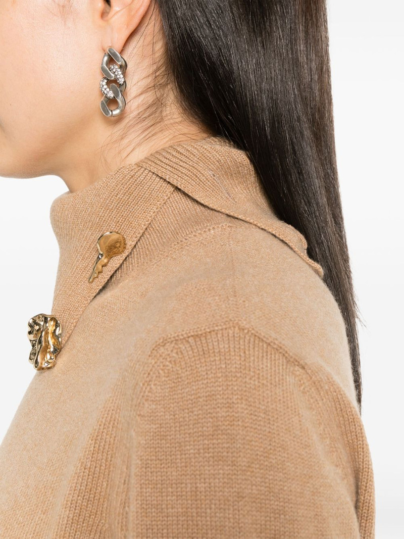 Fabula-buttons cashmere sweater 5