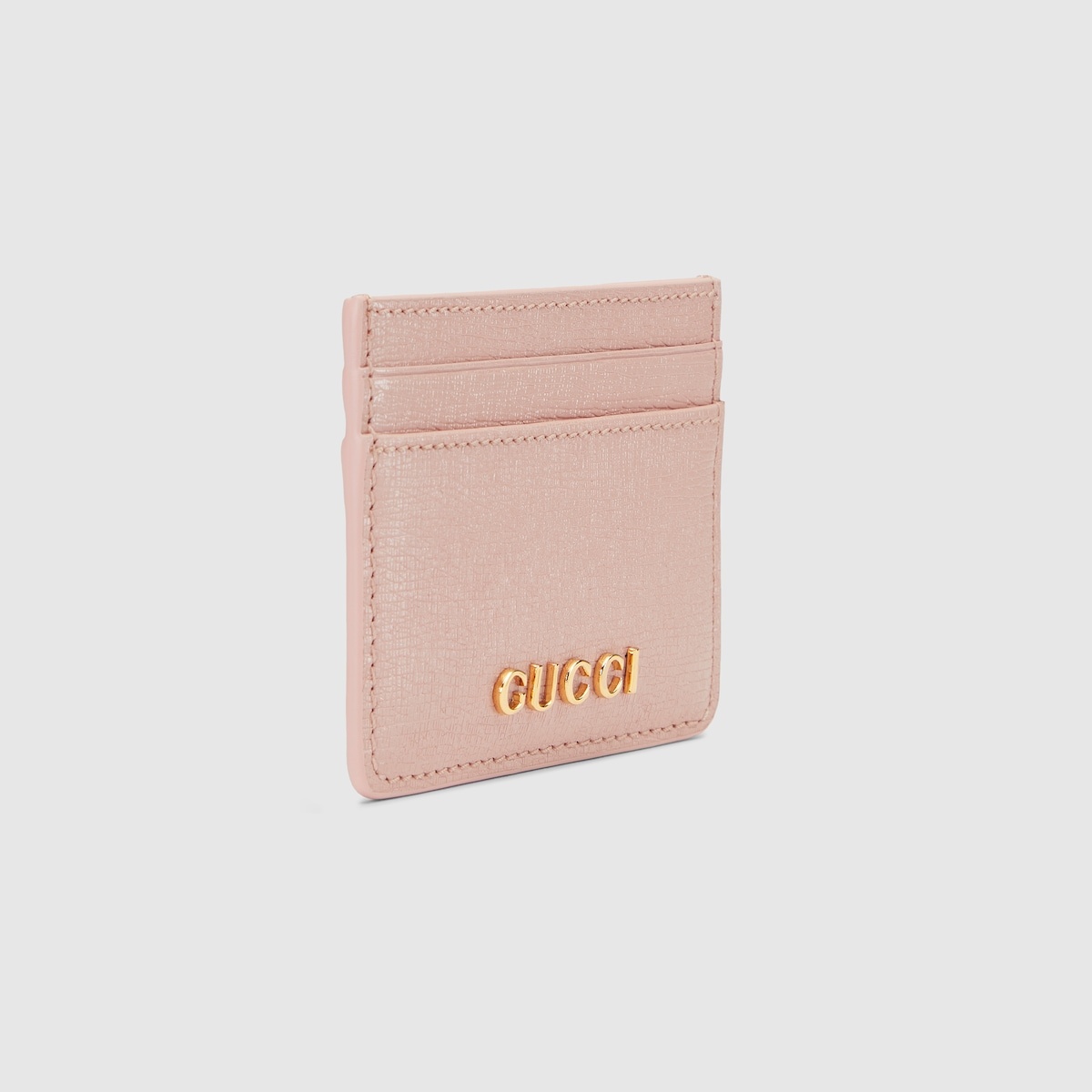 Card case with Gucci script - 3