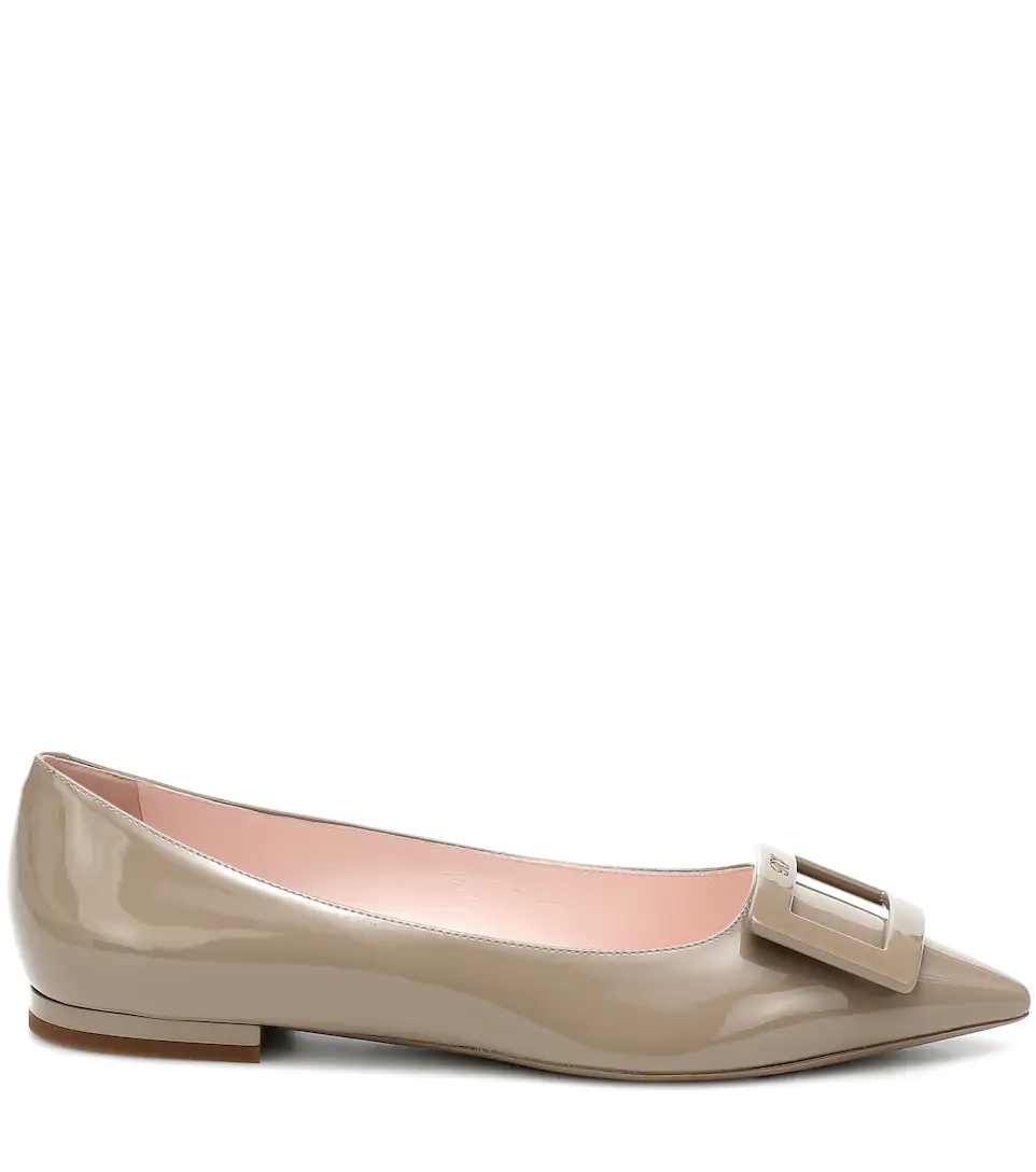 Gommettine Ball leather ballet flats - 4