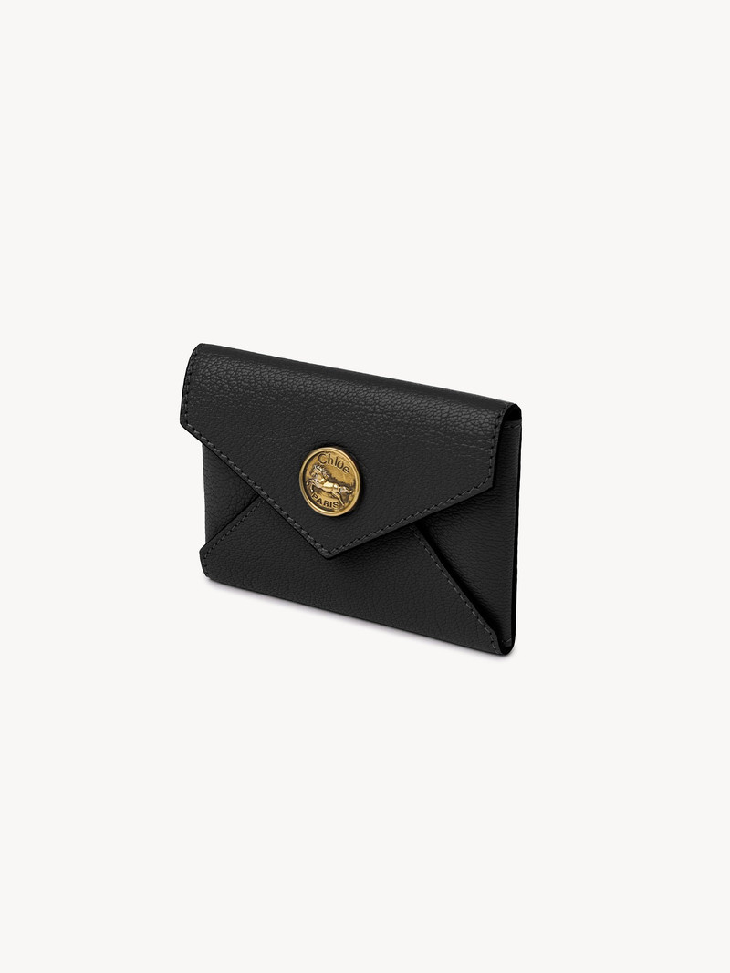 Chloé ENVELOPE CARD HOLDER IN GRAINED LEATHER outlook