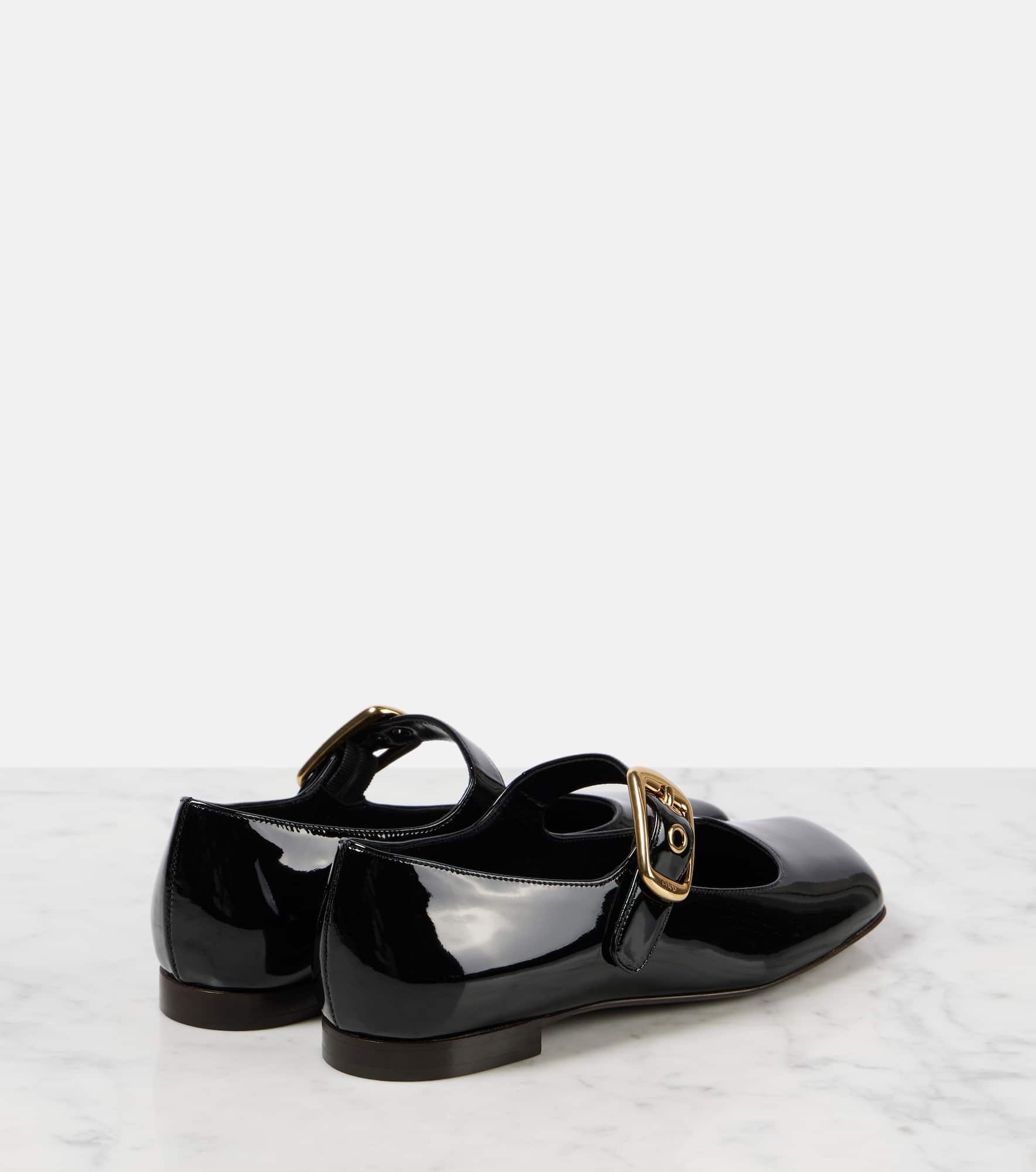 Polly patent leather Mary Jane flats - 2
