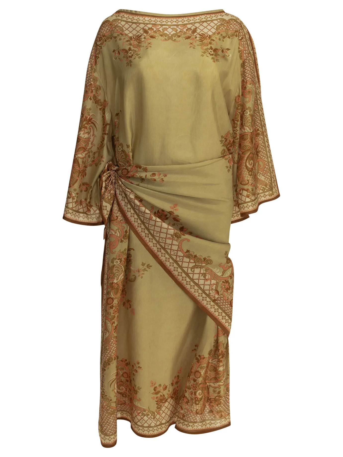 Zimmermann Aster Midi Dress Beige Women - 1
