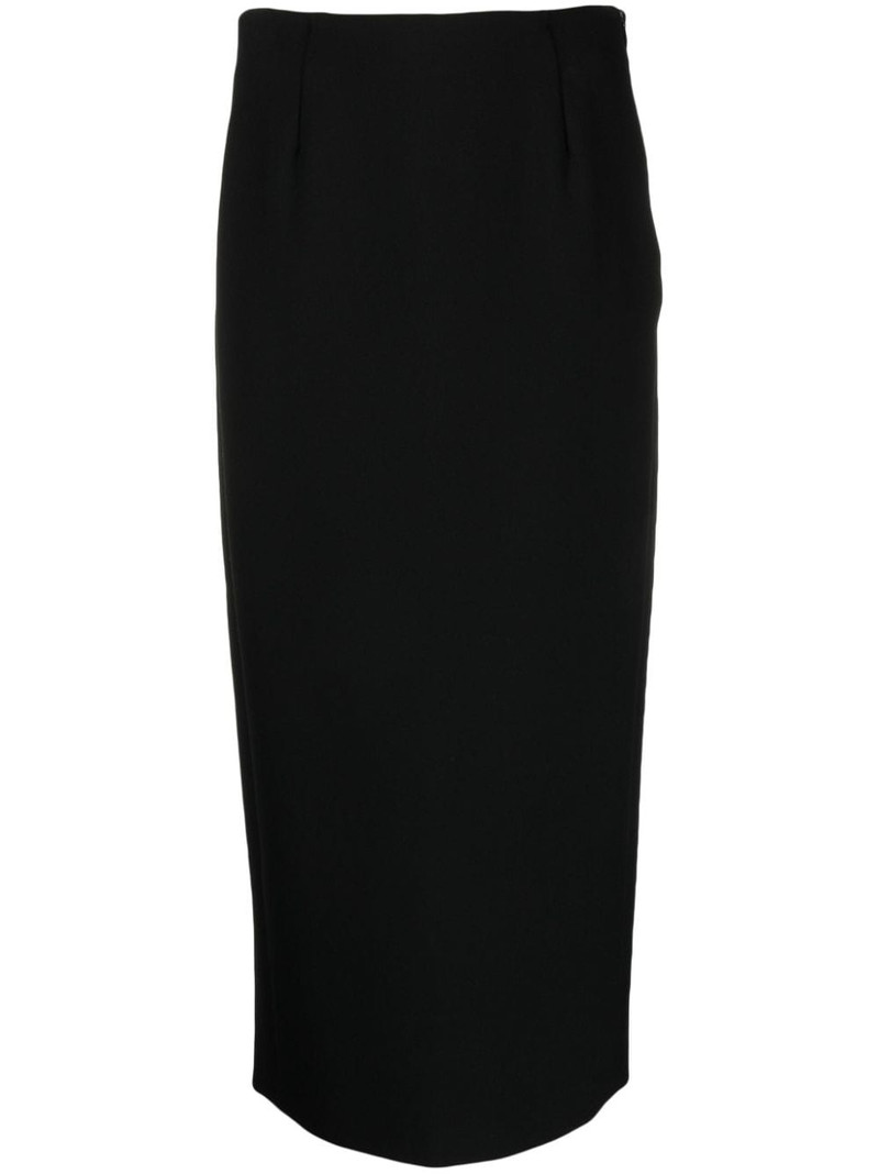 high-waisted straight skirt 1