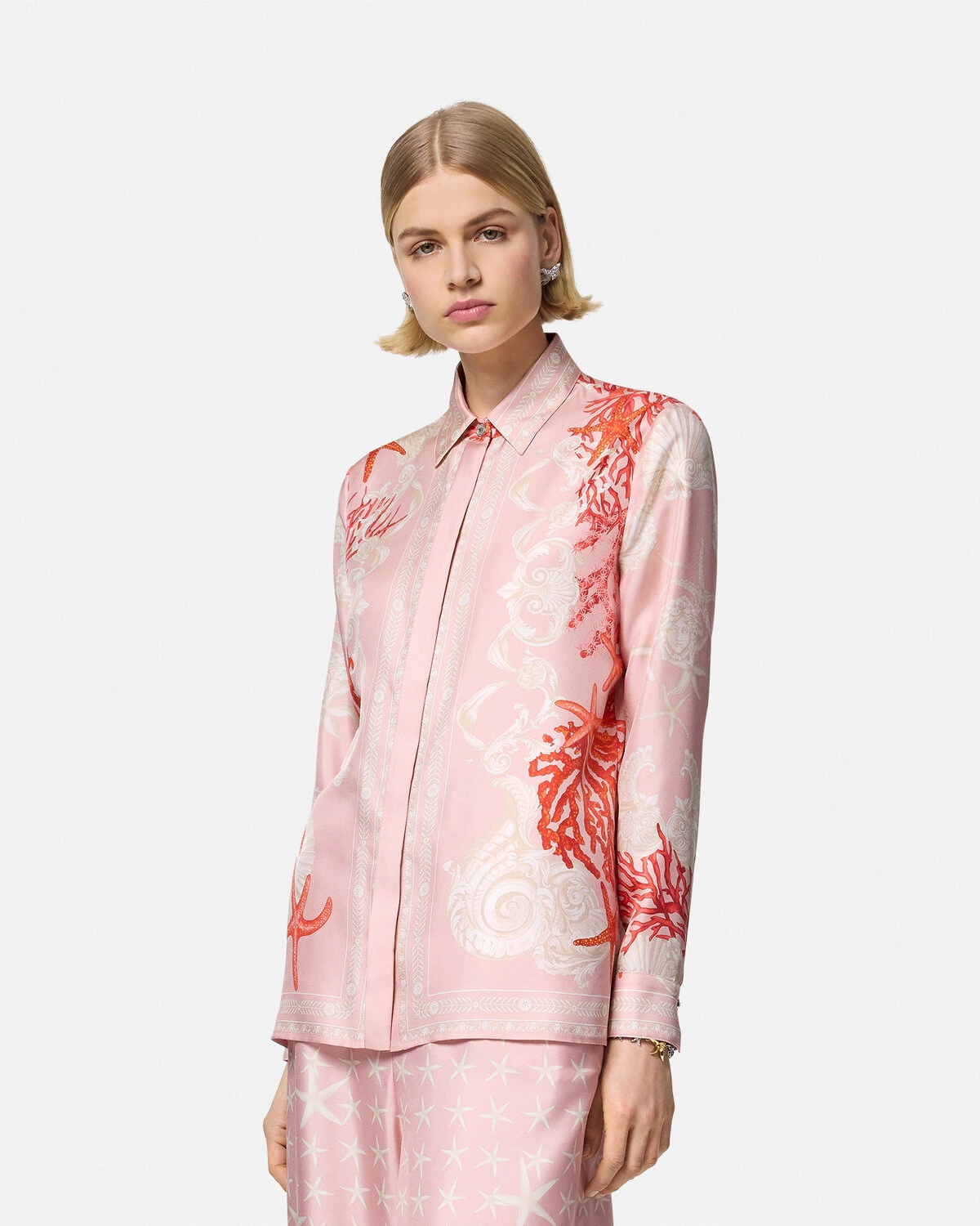 Barocco Sea Silk Shirt - 4