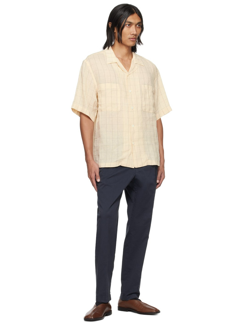 BARENA Beige Check Shirt outlook