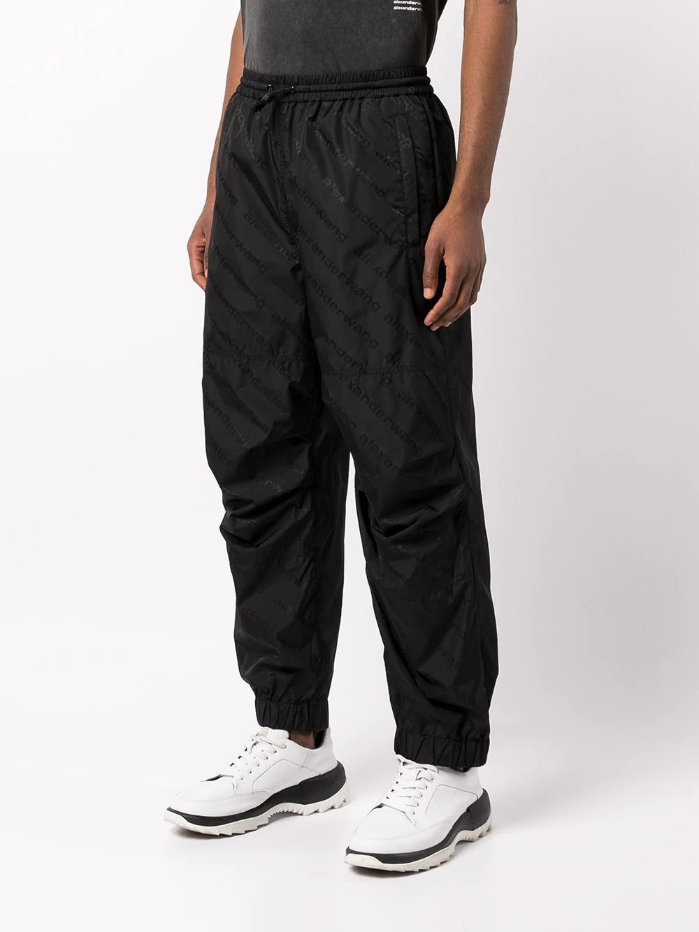 monogram track pants - 4