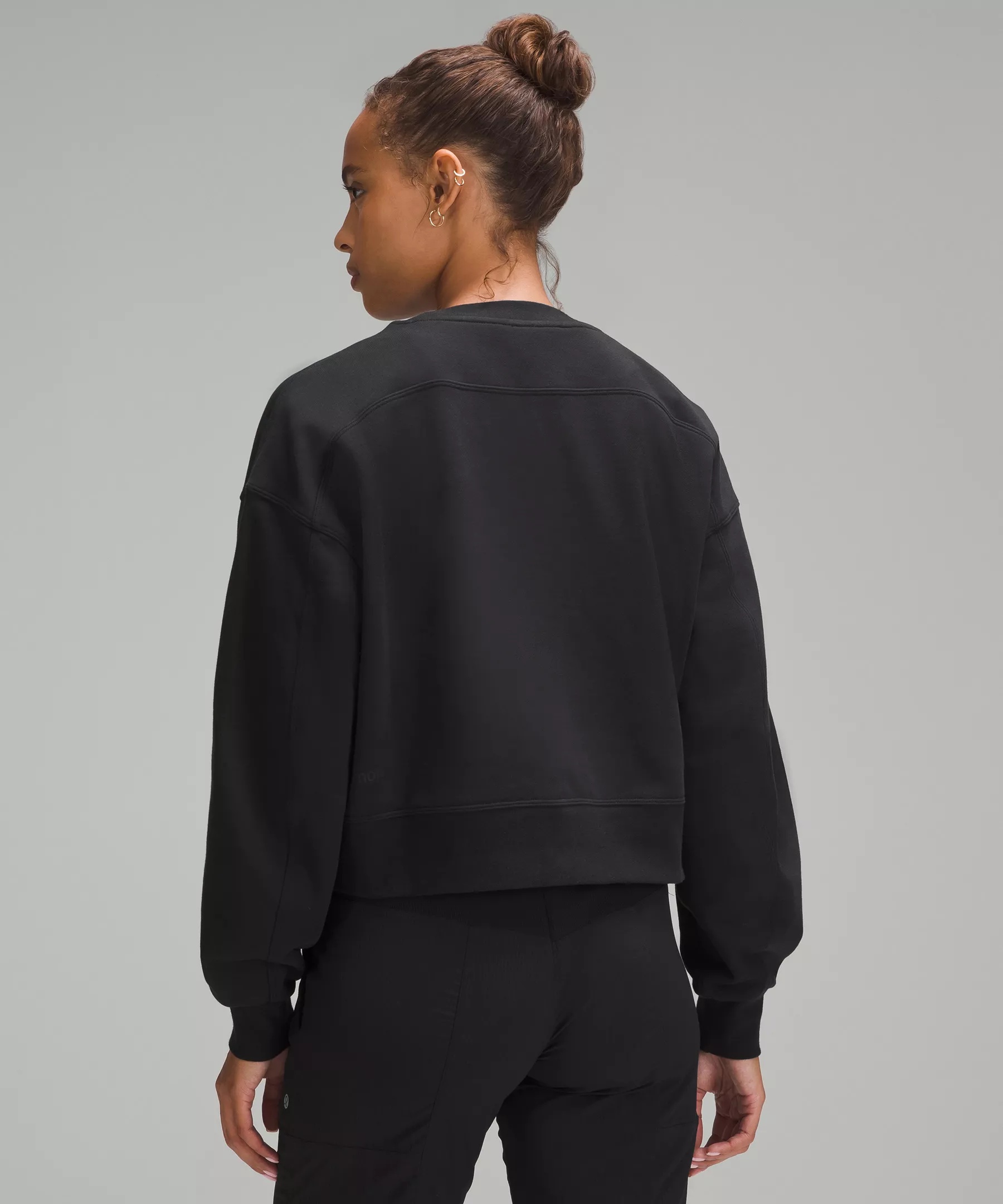 Perfectly Oversized Cropped Crew *French Terry - 3