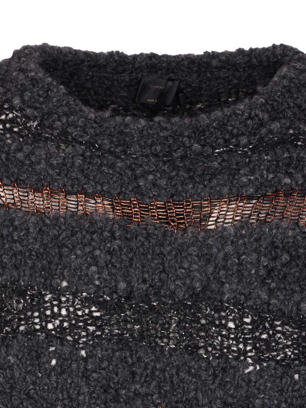 metallic-effect knitted sweater - 4