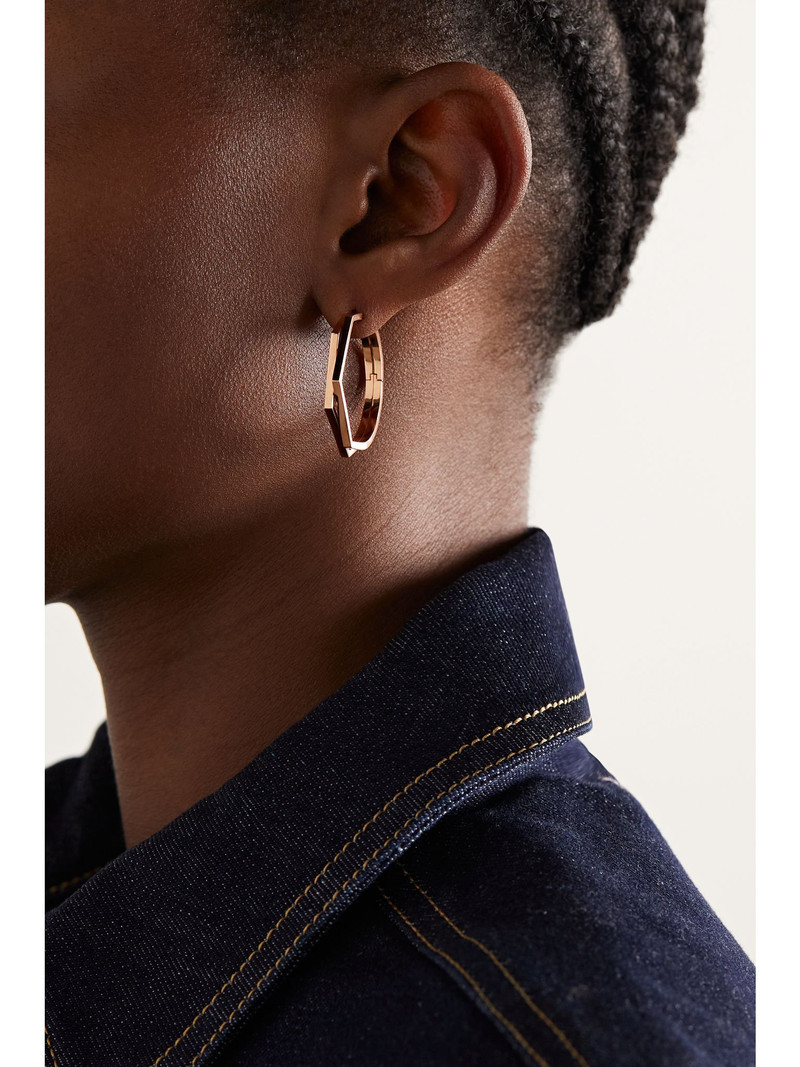 REPOSSI Antifer Large 18-karat rose gold single hoop earring Gold outlook