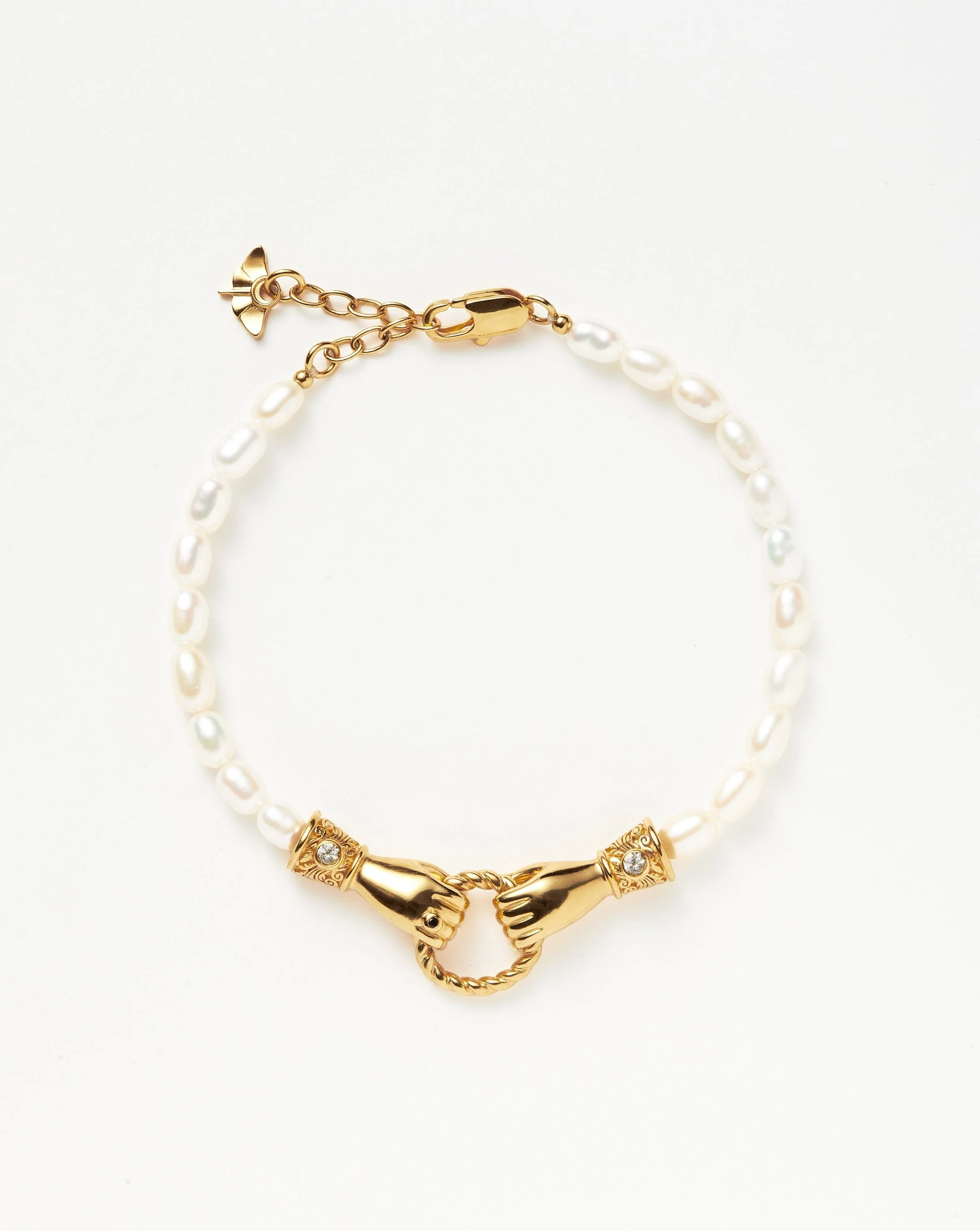 Harris Reed In Good Hands Pearl Bracelet - 1