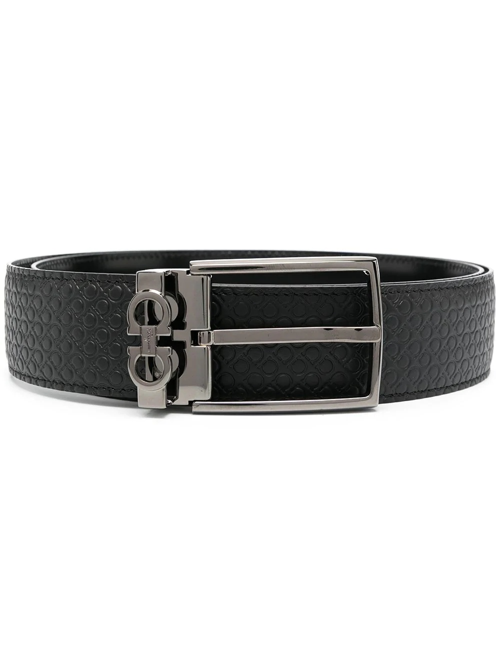 Gancini-plaque buckle belt - 1