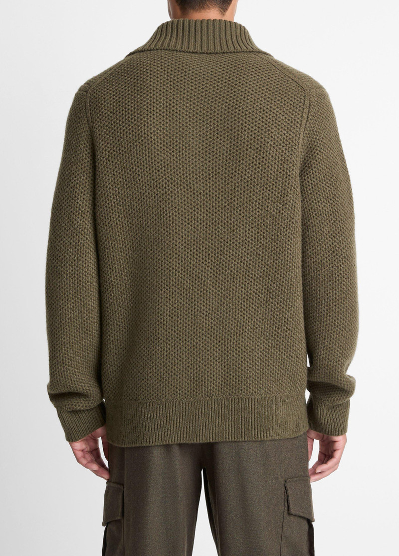 Vince Honeycomb Wool Mock-Neck Sweater outlook