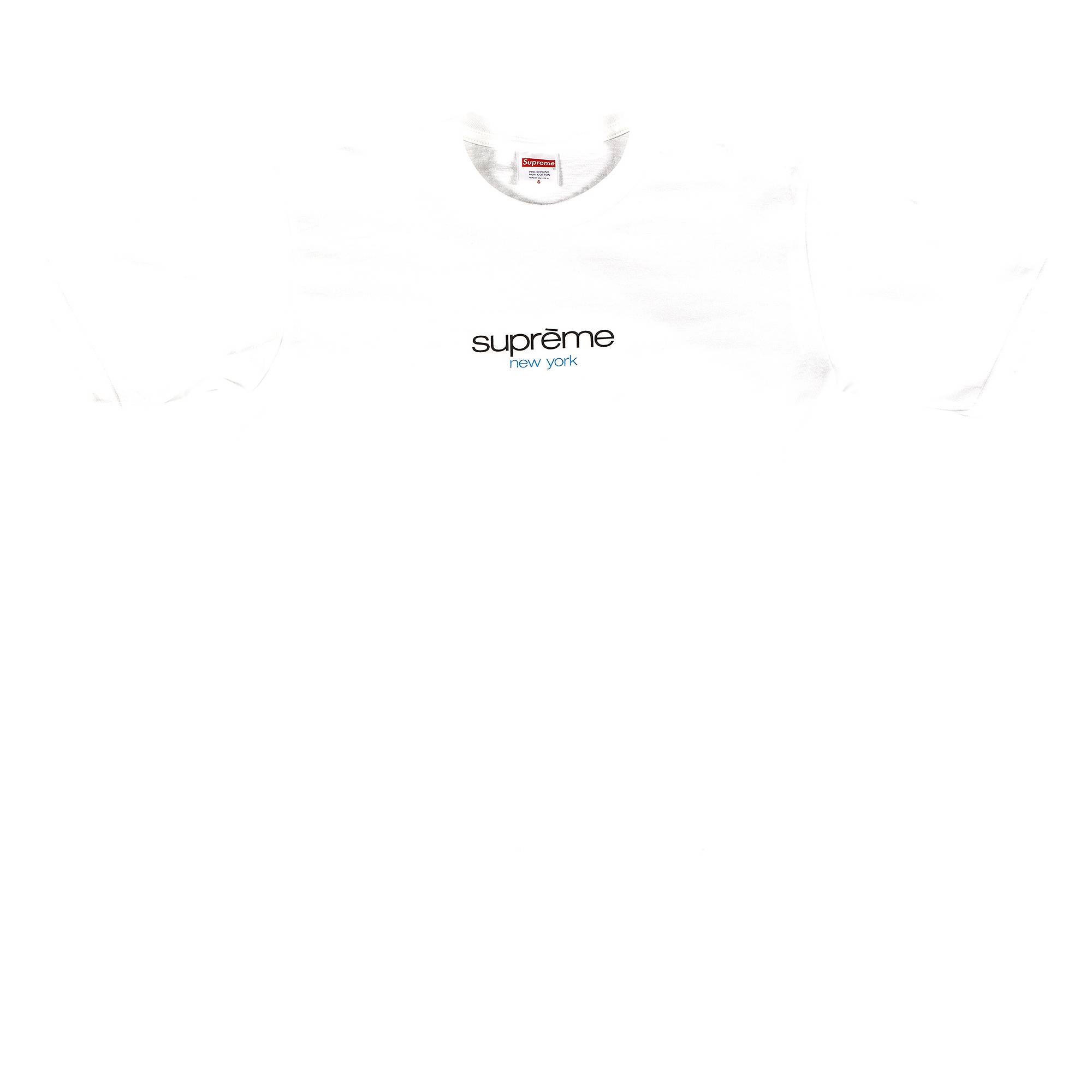 Supreme Classic Logo Tee 'White' - 1