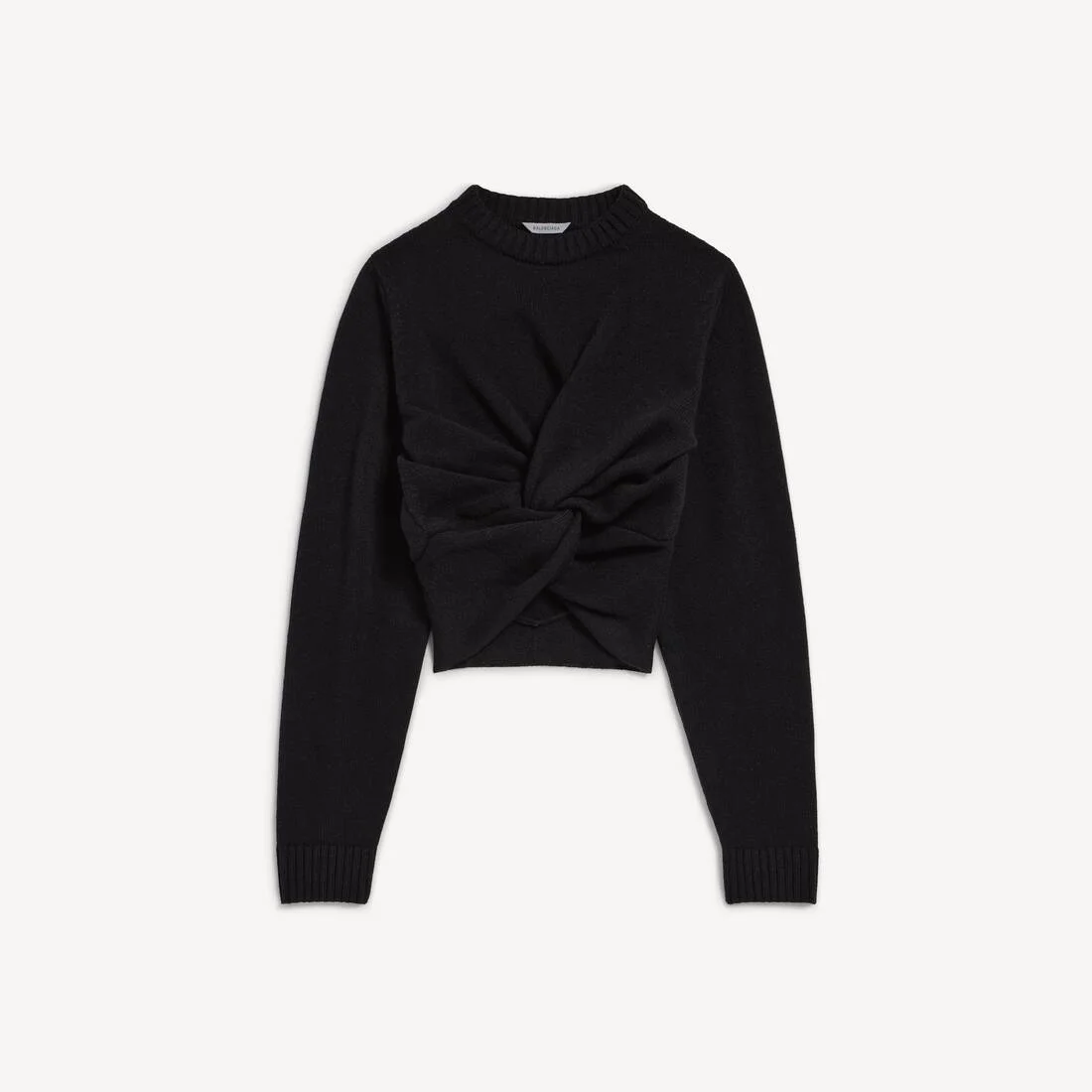 Women's Crewneck Sweater in Black - 1