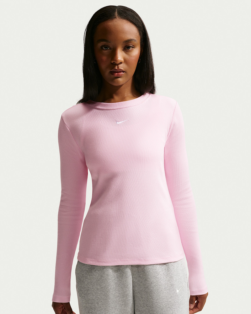 Nike Sportswear Women's Tight Long-Sleeve Ribbed T-Shirt 1