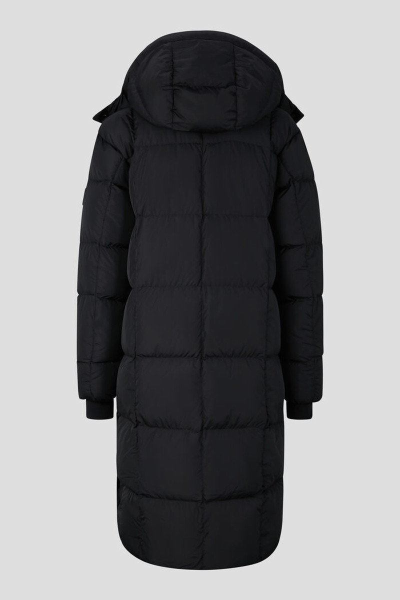 BOGNER Barna Quilted coat in Black outlook