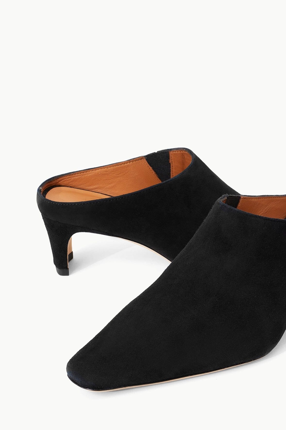 STAUD WALLY MULE BLACK SUEDE - 6