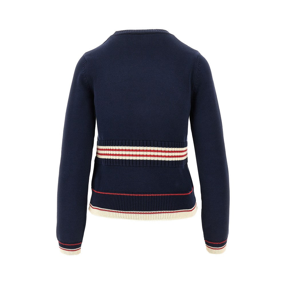 'CHEZ VALENTINO' INLAY SWEATER - 3