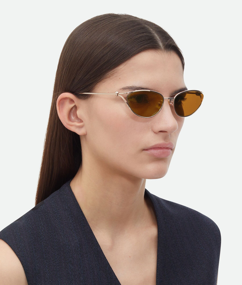 Bottega Veneta Knot Cat Eye Sunglasses outlook