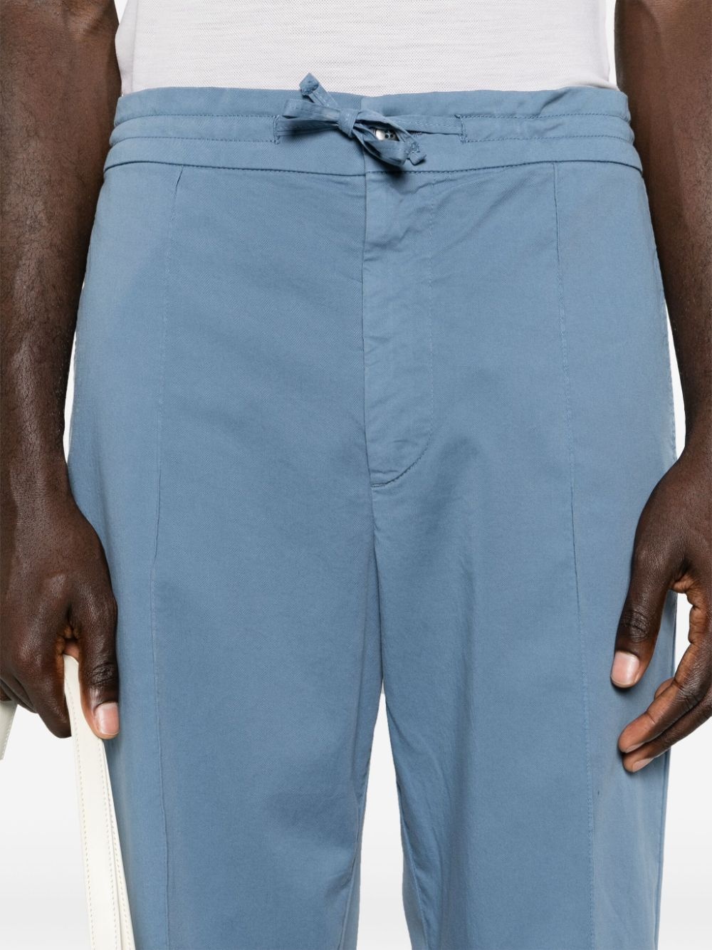 mid-rise tapered trousers - 5