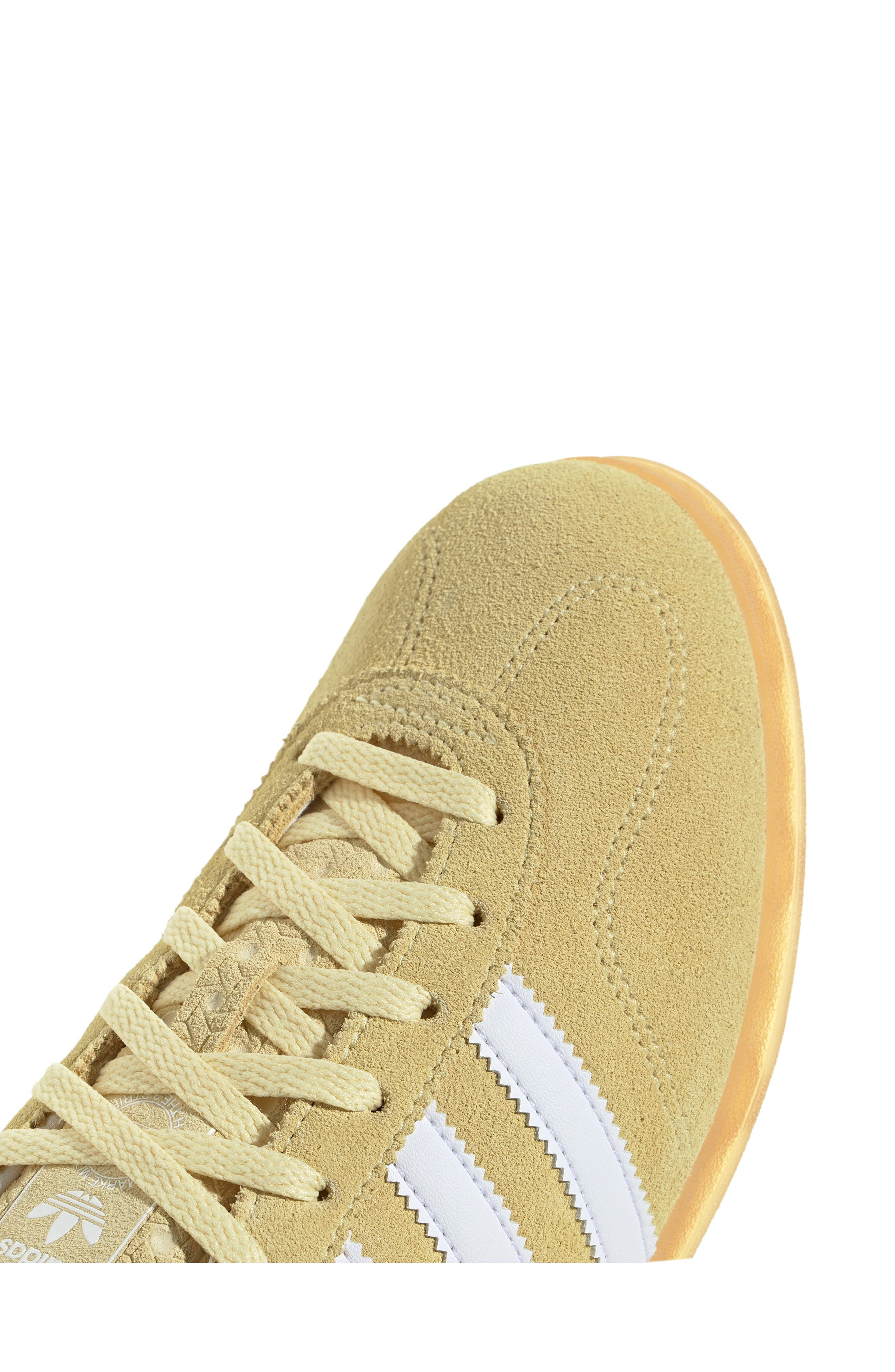 adidas Gazelle Lo Pro Sneaker in Almost Yellow/White/Gum at Nordstrom - 7